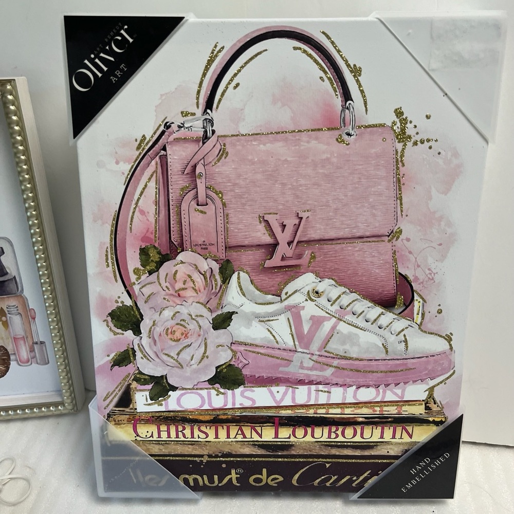 Luxury Wall Art Picture One Luxury Bag Sneakers Picture Frame Luxury Wall framed
